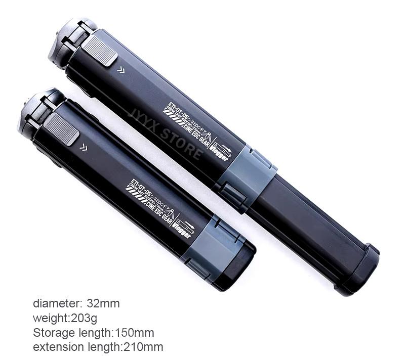 Compact and robust mini telecopic tripod.